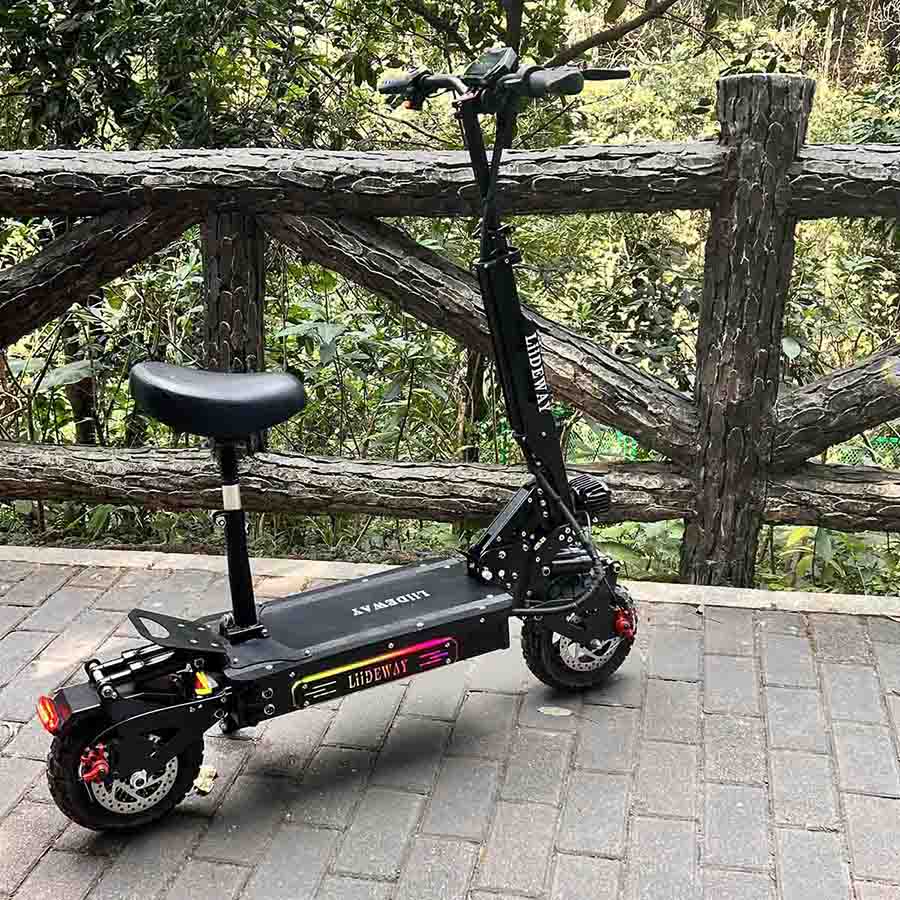 Off-road Electric Scooter with Handle -Buy Online Liideway T2