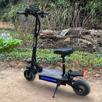 Electric Scooter Reviews Two Wheels Off Road Folding Liideway T1
