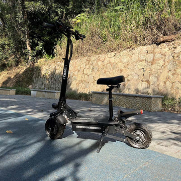 Foldable Electric Scooter Off-Road with Seat Folding Liideway T1