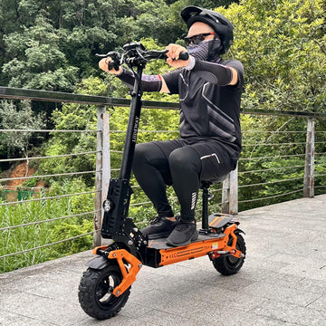 Electric Scooter Review Foldable with Seat Adults Top Liideway G1