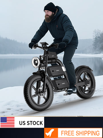 Electric Bike Bicycle e-bike Fat Tire Adult 20 inch USA Warehouse E20