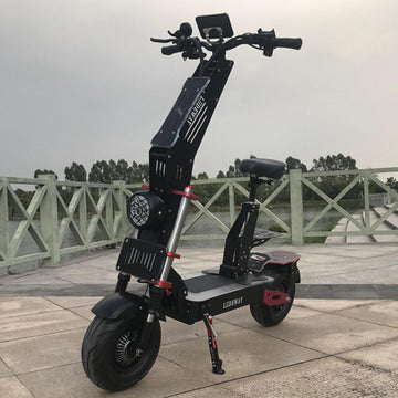 Lightweight Electric Scooter Big Tire with Seat Factory Liideway T6