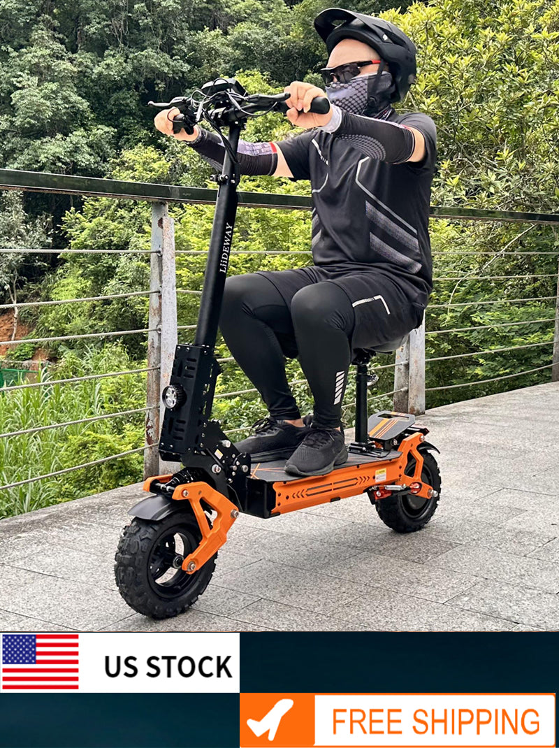 Electric Scooter Review Foldable with Seat Adults Top Liideway1