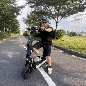 E Scooter 13 Inch 60V 4000W Foldable Off Road Double Motor Adults