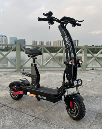 Off Road Electric Scooter for Adults with Seat Folding Liideway T10
