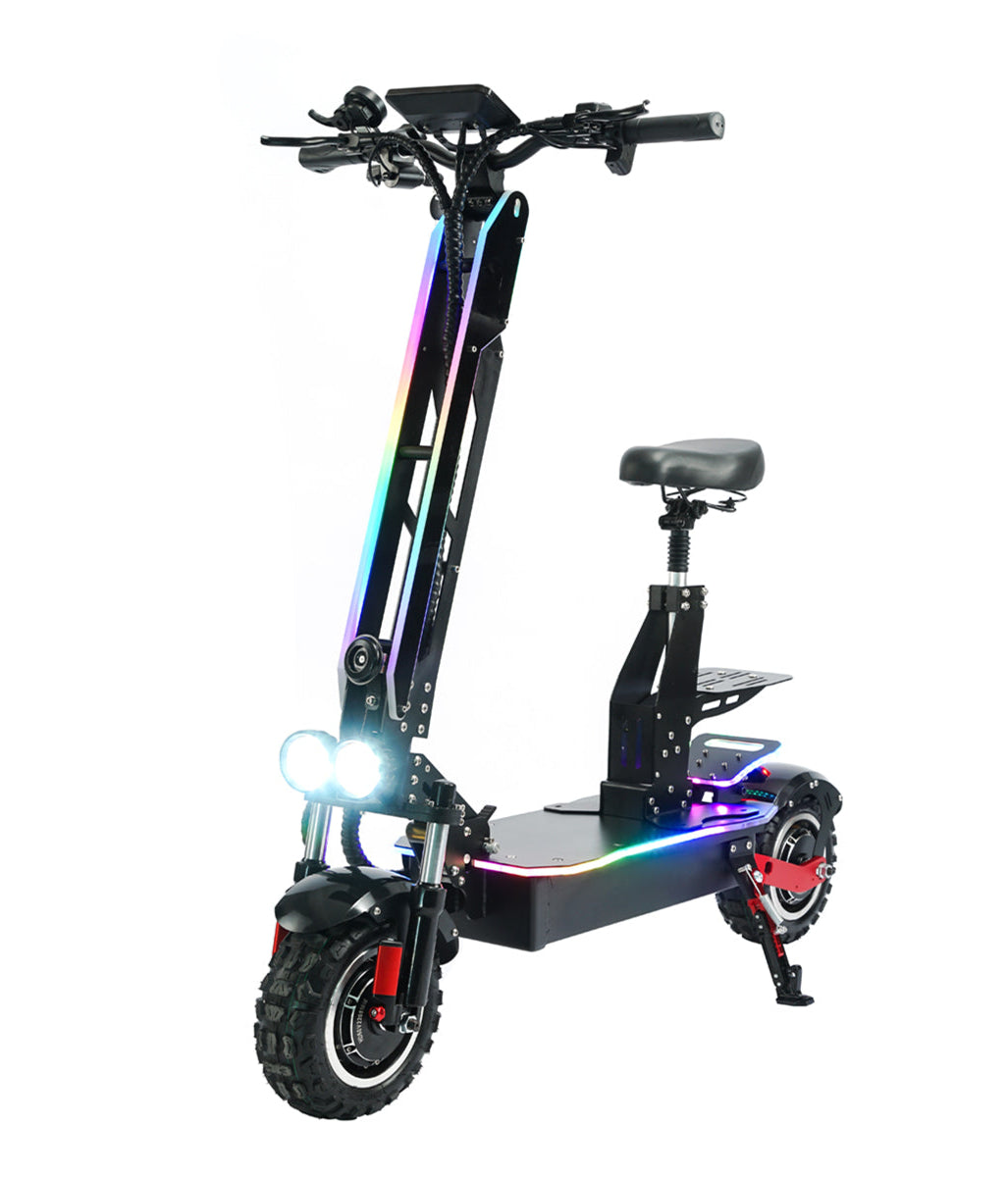 electric scooter with seat