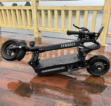 Best Electric Scooter for Adults Foldable Single Motor Liideway T1
